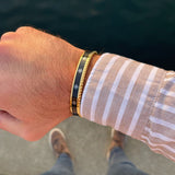 SULTANA CUFF BLACK & GOLD