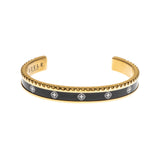 SULTANA CUFF BLACK & GOLD